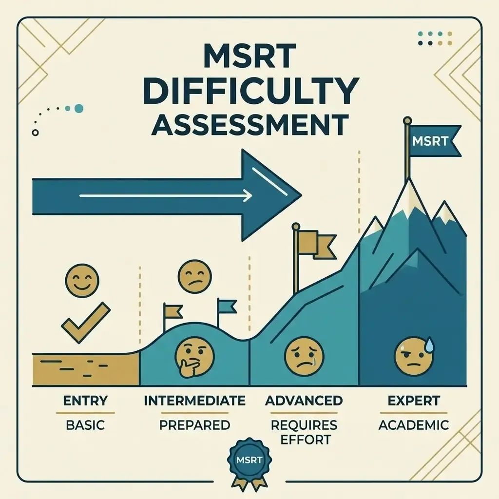 آزمون MSRT چقدر سخت است؟