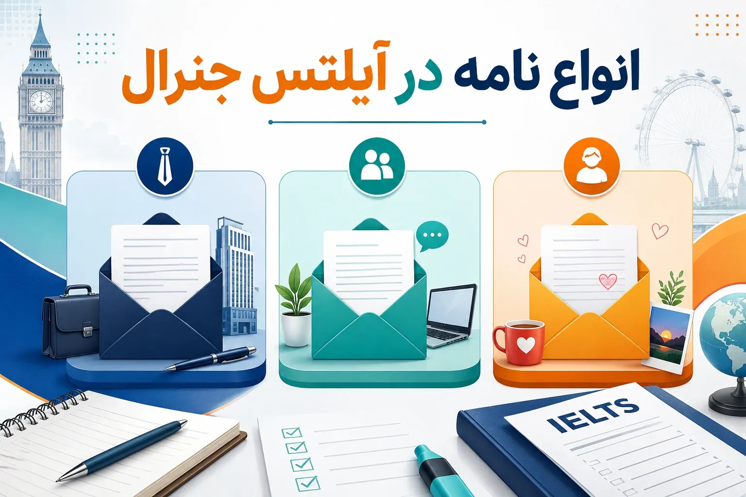 انواع نامه در آیلتس جنرال