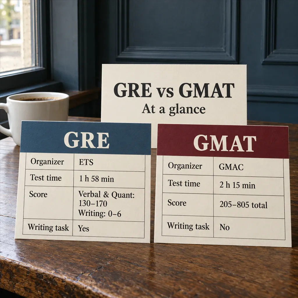 تفاوت آزمون GRE و GMAT در یک نگاه