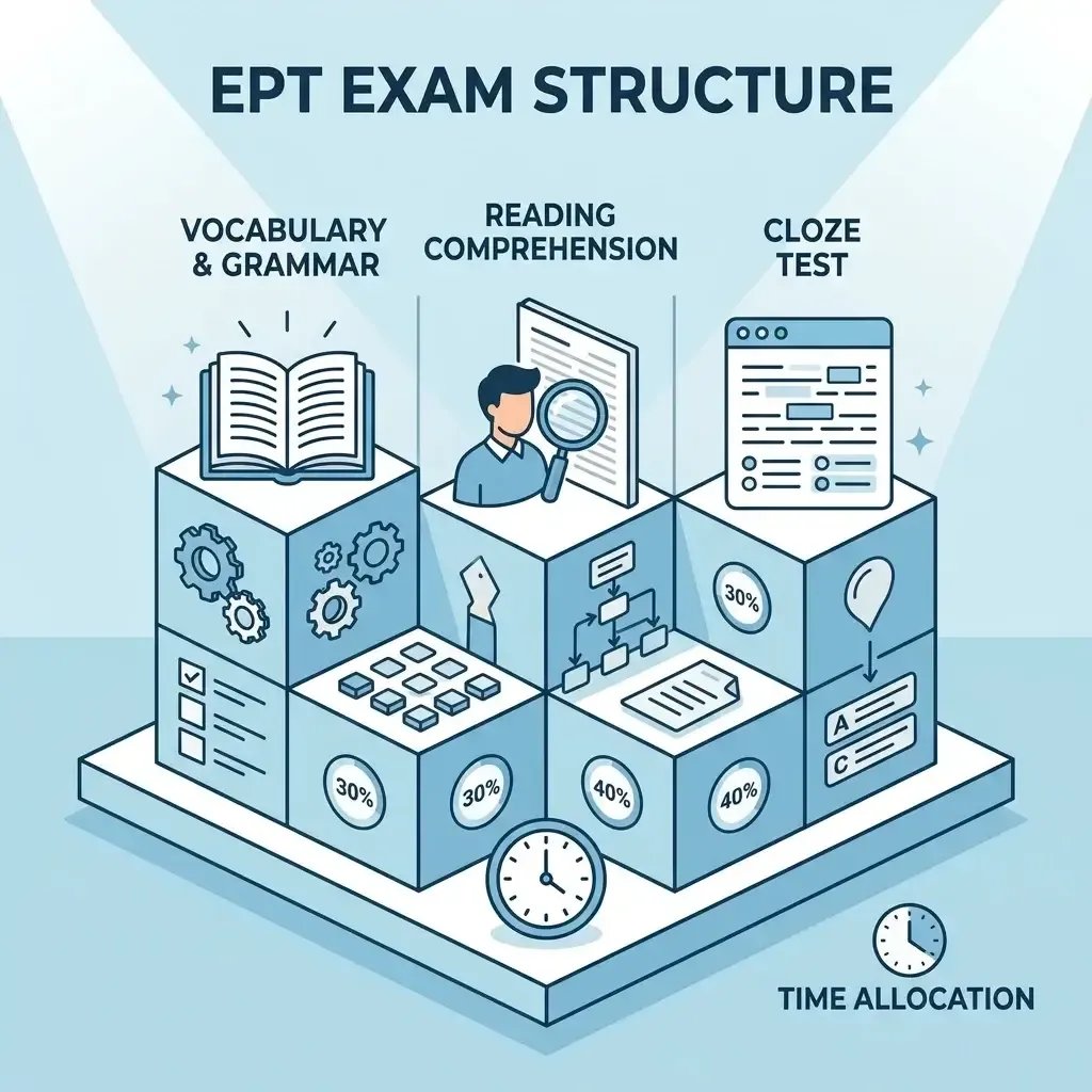 ساختار آزمون EPT چگونه است؟