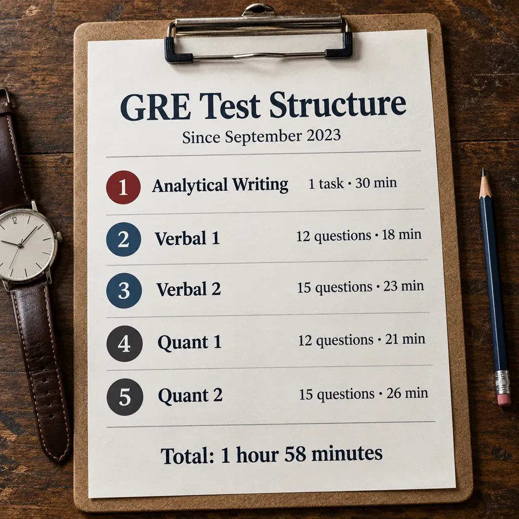 ساختار آزمون GRE؛ سه بخش و زمان هر بخش