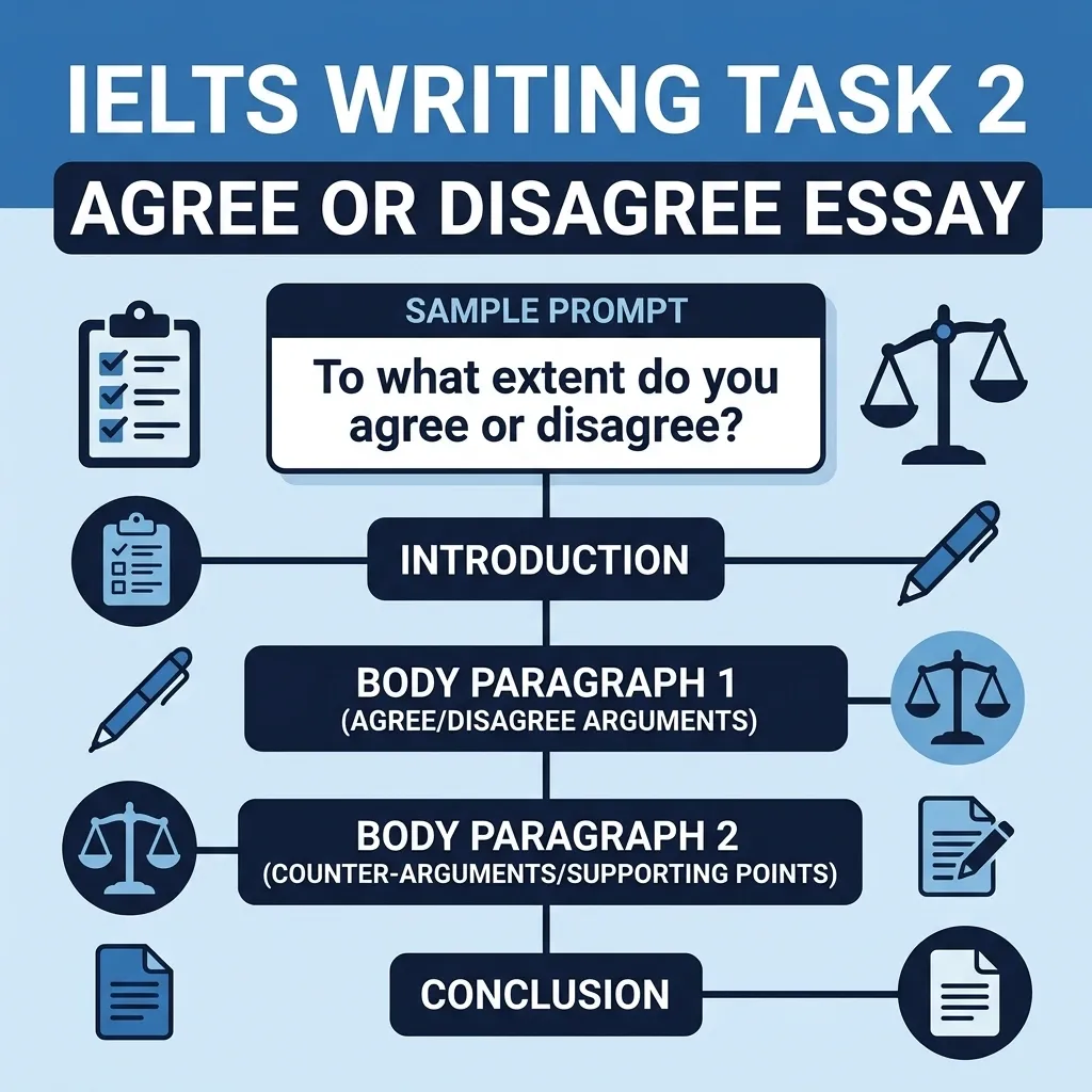 نمونه رایتینگ IELTS Academic Task 2 نوع Agree or Disagree