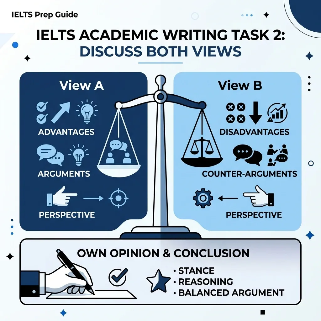 نمونه رایتینگ IELTS Academic Task 2 نوع Discuss Both Views