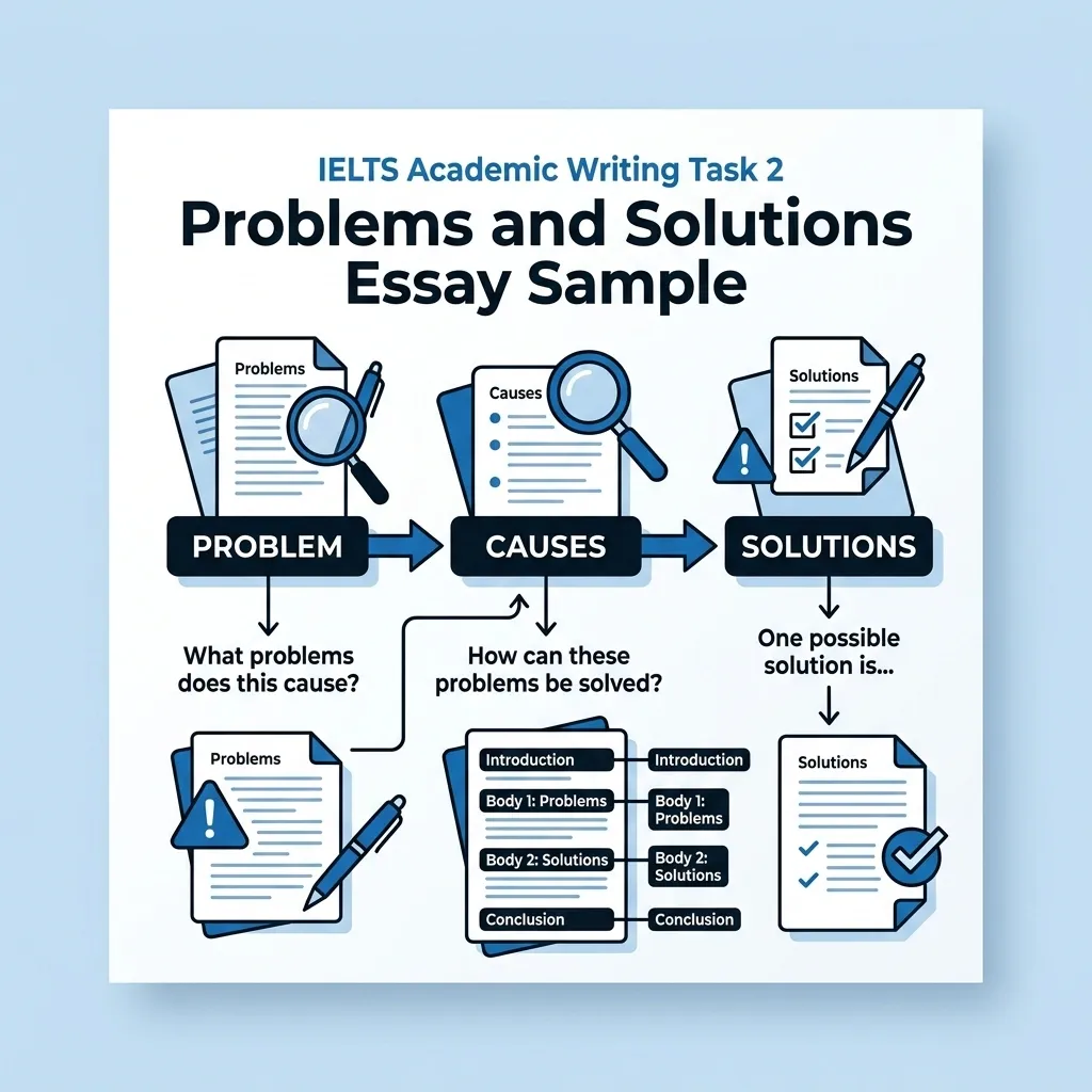 نمونه رایتینگ IELTS Academic Task 2 نوع Problems and Solutions