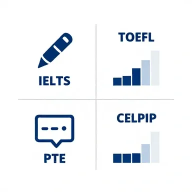 وضعیت آزمونهای زبان برای ایرانیان در ۲۰۲۶؛ IELTS، TOEFL، PTE یا CELPIP؟